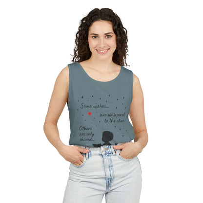 Whimsical Cat Lover's Tank Top, Inspirational Quote Top, Womens Garment-Dyed Summer Shirt, Gifts for Cat Moms, Casual Wear, Pet [...]