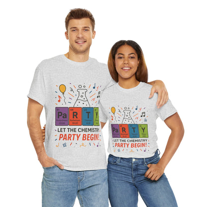 Funny Chemistry Party T-Shirt, Periodic Table PaRTY Tee, Unisex Science Humor Shirt, Gift for Chemistry Teacher,Science Tee, Nerdy Pun Shirt