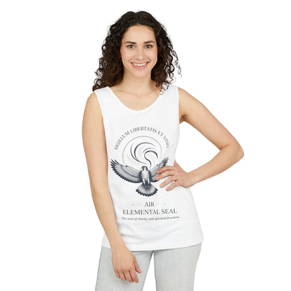 Air Elemental Seal Tank Top, Clarity & Spiritual Freedom Symbol Tee, Unisex Elemental Shirt, Vision Totem Gift, Spiritual Gift