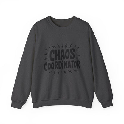 Chaos Coordinator Crewneck Men's Sweatshirt, Funny Gift for Men, Casual Wear, Unique Sweatshirt, Perfect for Everyday Style, Cozy Apparel