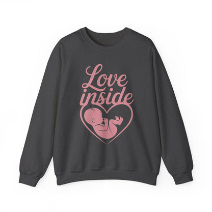 Maternity  Sweatshirt, Pregnancy Announcement Tee, Baby Inside Mom To Be Gift, Expecting Mother Gift, Pregnancy Reveal Top, Baby Shower Top