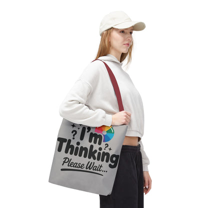 Whimsical Thinking Tote Bag, Funny Gift, Carry-All for Daily Use, Ideal for Birthdays and Graduations, Work or School Tote for Women and Men