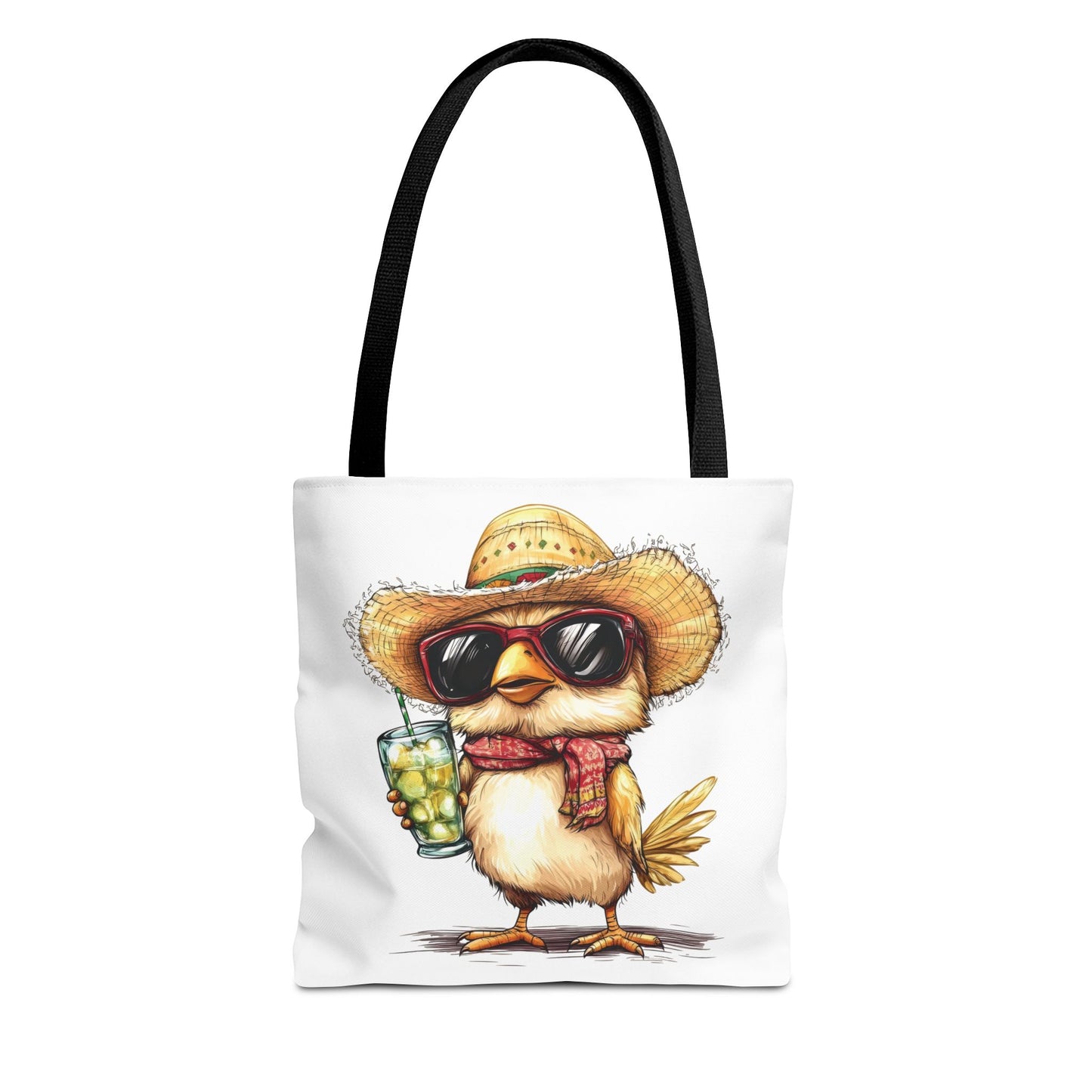 Chic Summer Tote Bag, Fun Bird Design, Beach Bag, Vacation Accessory, Perfect Gift for Bird Lovers, Eco-Friendly Shopper