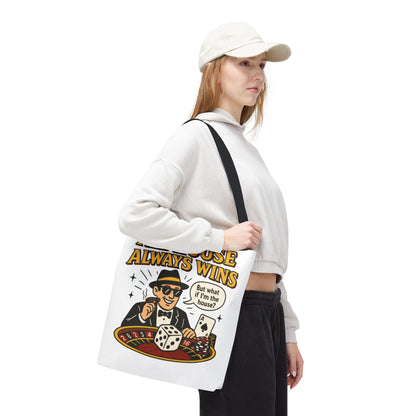Casino Vibes Tote Bag, Fun Gift for Gamblers, Everyday Use, Travel Accessory, Stylish Shopping Bag, Unique Gambling Merch