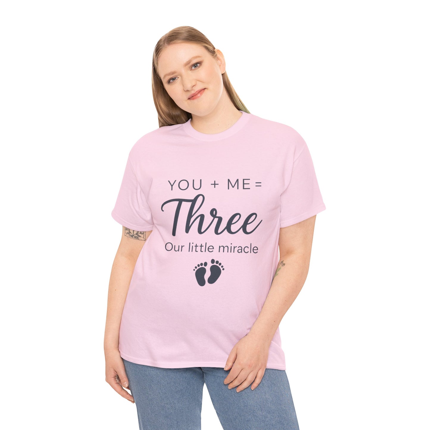 Maternity T-Shirt, Cute Pregnancy Announcement Shirt, Our Little Miracle Expecting Mom Gift, Baby Reveal Tee, Baby Showers Gift