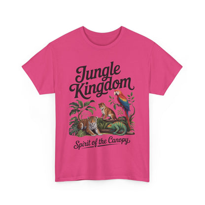 Mens Jungle Kingdom Tee - Nature Lover T-Shirt, Animal Graphic Tee, Eco-Friendly Gift, Summer Fashion, Adventure Outfit