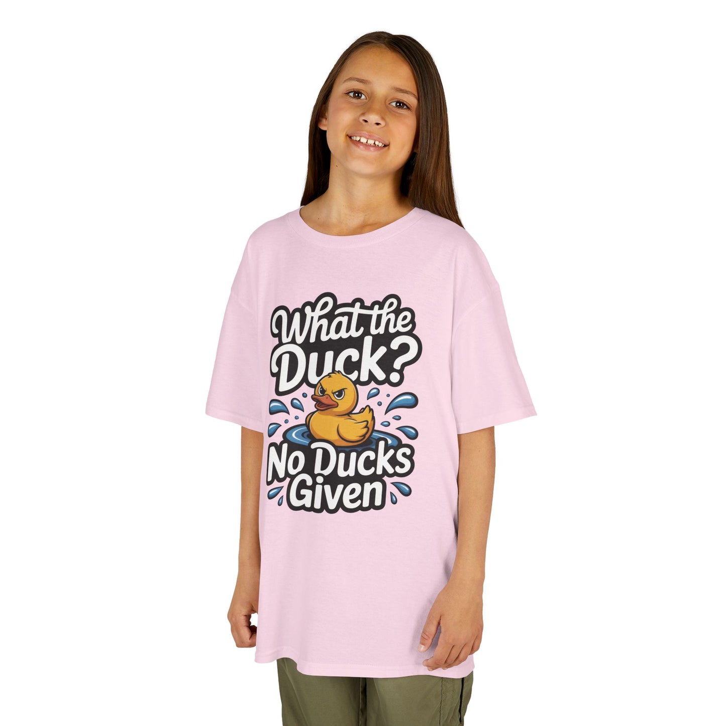 Funny Teen Duck Shirt, Kids Humor Tee, What The Duck Meme Tee, No Ducks Given Youth Tee, Sarcastic Rubber Duck Shirt, Cool Gift For Teens