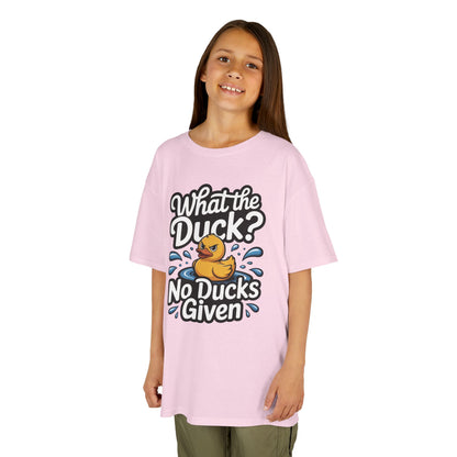 Funny Teen Duck Shirt, Kids Humor Tee, What The Duck Meme Tee, No Ducks Given Youth Tee, Sarcastic Rubber Duck Shirt, Cool Gift For Teens