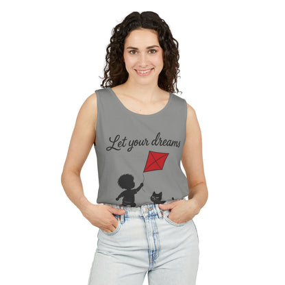Dream-Catching Tank Top - Lightweight, Womens, Inspirational Graphic Tee, Summer Wear, Perfect Gift for Kids & Families