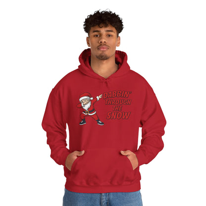 Dabbin Santa Men's Christmas Hoodie, Funny Holiday Sweatshirt