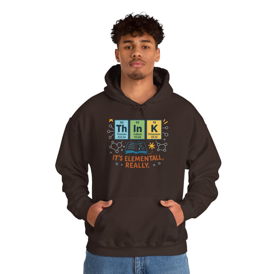 Science Hoodie for Men, Funny Nerd Hoodie, Element of Humor Sweatshirt, Science Lover Gift for Him, Chemistry Lover Gift