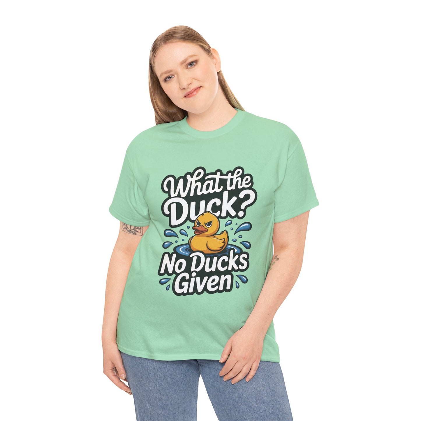What The Duck Funny Womens Shirt, No Ducks Given T-Shirt, Cute Sarcastic Duck Tee, Sassy Rubber Duck Graphic Shirt, Humor Gift For Her