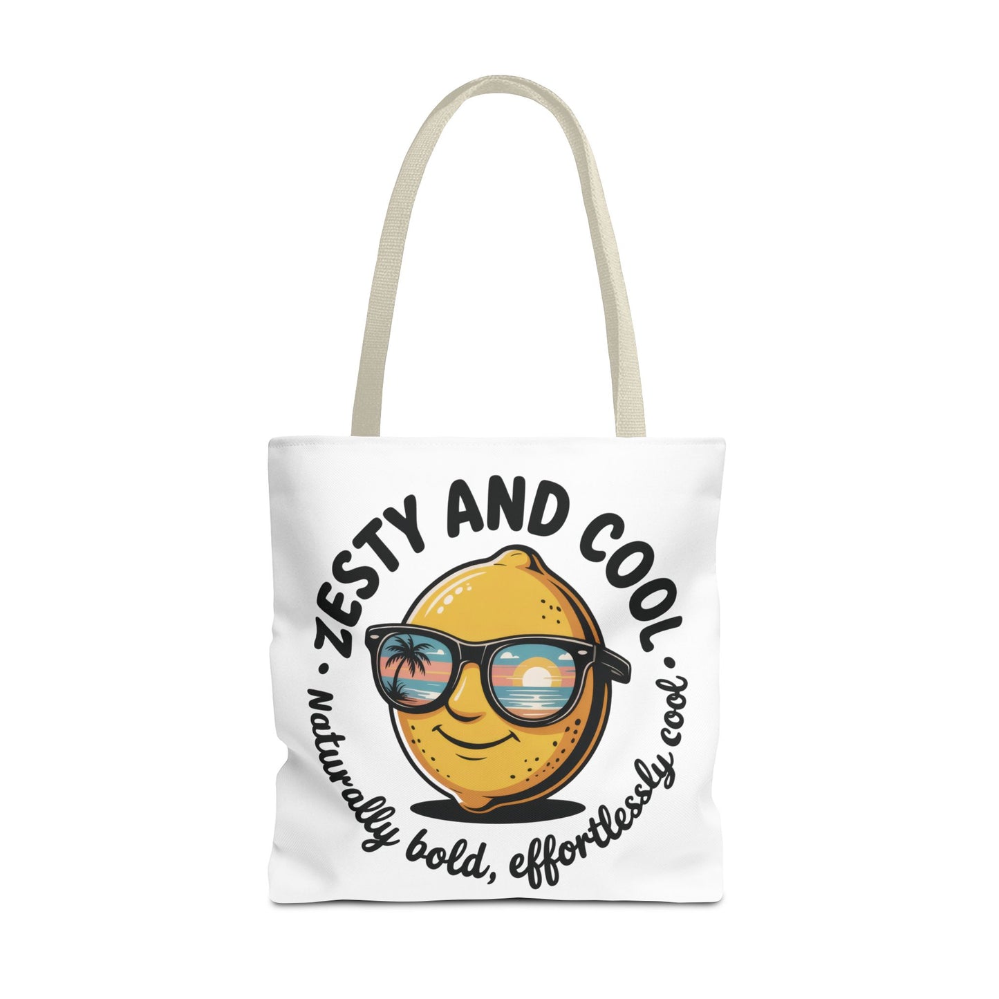 Zesty Lemon Tote Bag - Fun & Bold Carry-All for Everyday Use, Summer, Beach Days, Gifts, Eco-Friendly Shopping, Large Tote Bag