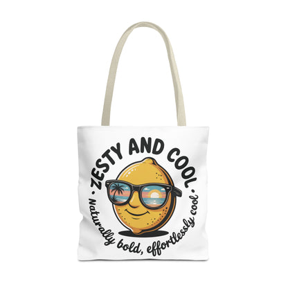 Zesty Lemon Tote Bag - Fun & Bold Carry-All for Everyday Use, Summer, Beach Days, Gifts, Eco-Friendly Shopping, Large Tote Bag