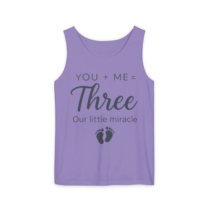 Maternity Tank Top, Cute Pregnancy Announcement Tank, Our Little Miracle Expecting Mom Gift, Baby Reveal Tee, Baby Showers Gift