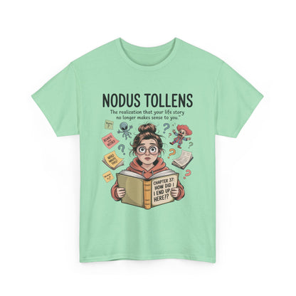 Nodus Tollens Tee, Women's Heavy Cotton Shirt, Latin Words, Moods & Modes, Self-Awareness, Personal Development