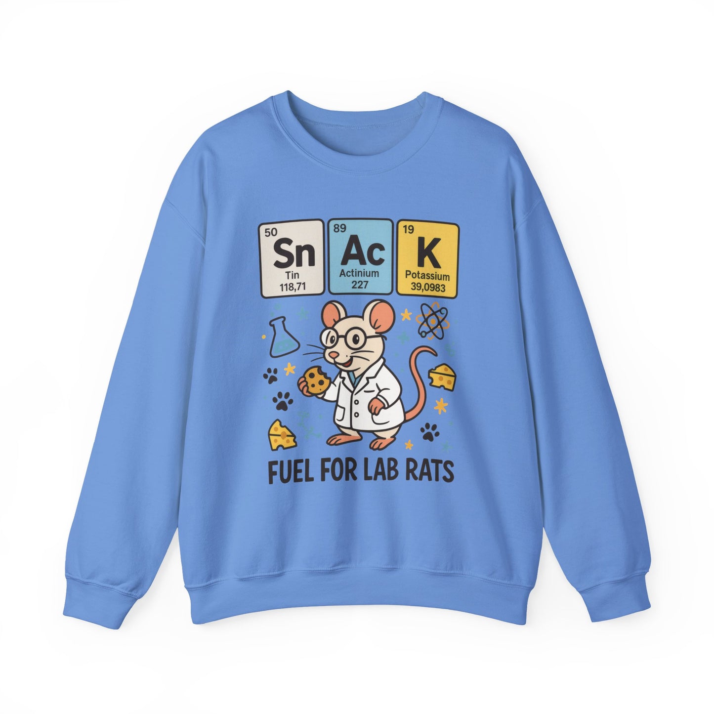 Lab Rat Science Sweatshirt, Science Crewneck, Funny Gift for Teachers, Chemistry Sweatshirt, Cute Lab Rat Design, Perfect for Birthdays