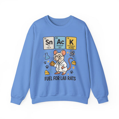 Lab Rat Science Sweatshirt, Science Crewneck, Funny Gift for Teachers, Chemistry Sweatshirt, Cute Lab Rat Design, Perfect for Birthdays