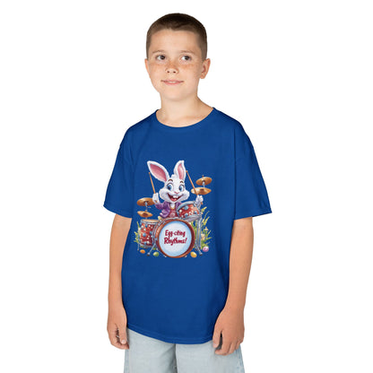 Easter Bunny Drummers Tee | Kids Cotton T-Shirt, Fun Easter Gift, Spring Celebration Shirt, Playful Kids Apparel, Drum Shirt