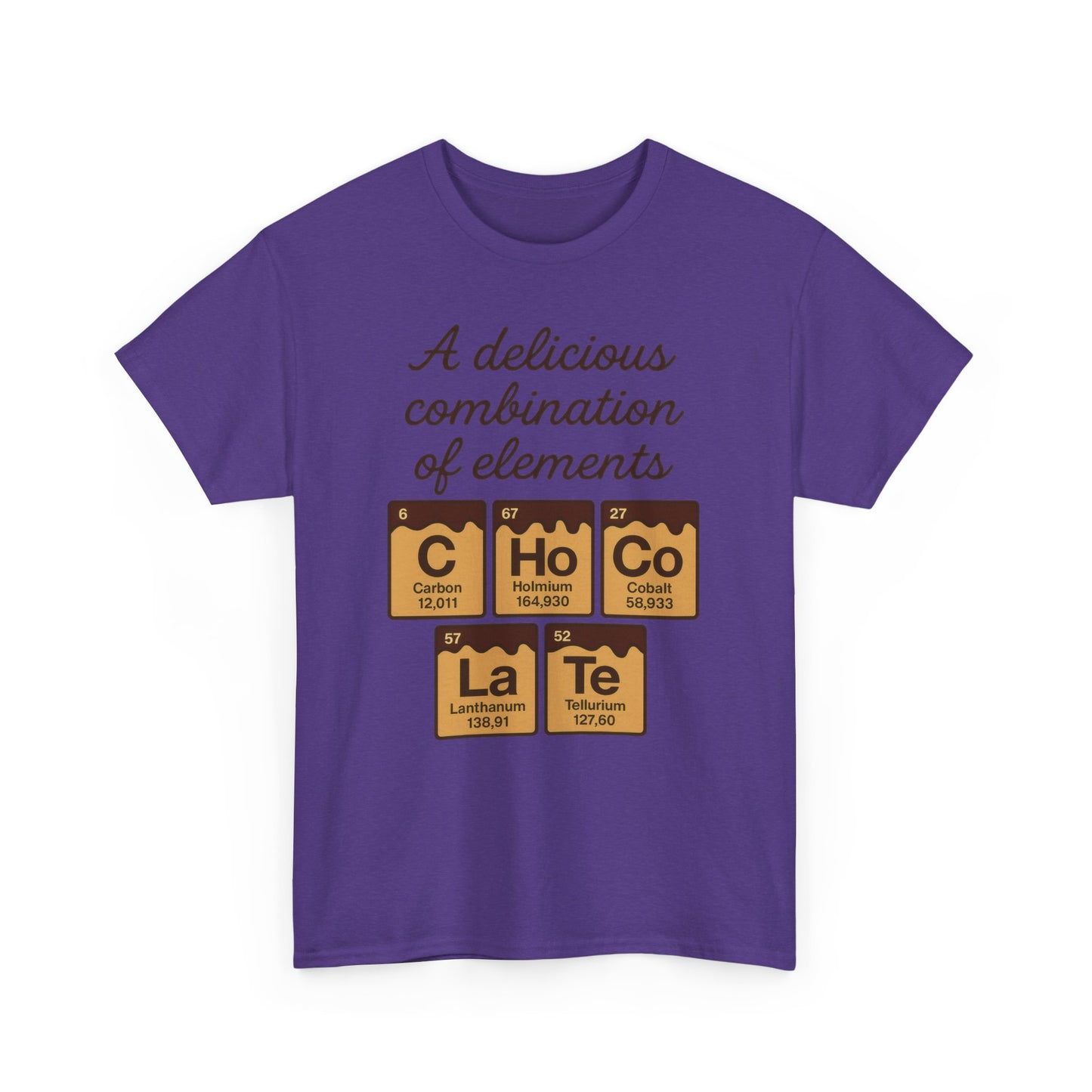 Funny Womens Chocolate T-Shirt, Element Shirt, Sweet Science Gift for Her, Science Humor Shirt, Geeky Gift, Chemistry Inspired Tee