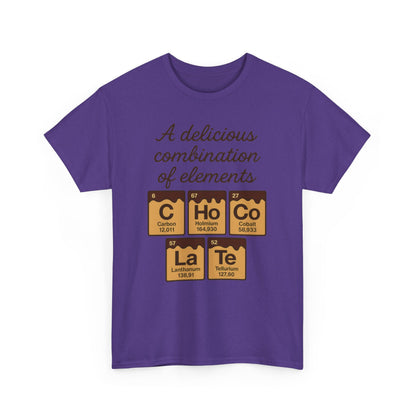 Funny Womens Chocolate T-Shirt, Element Shirt, Sweet Science Gift for Her, Science Humor Shirt, Geeky Gift, Chemistry Inspired Tee