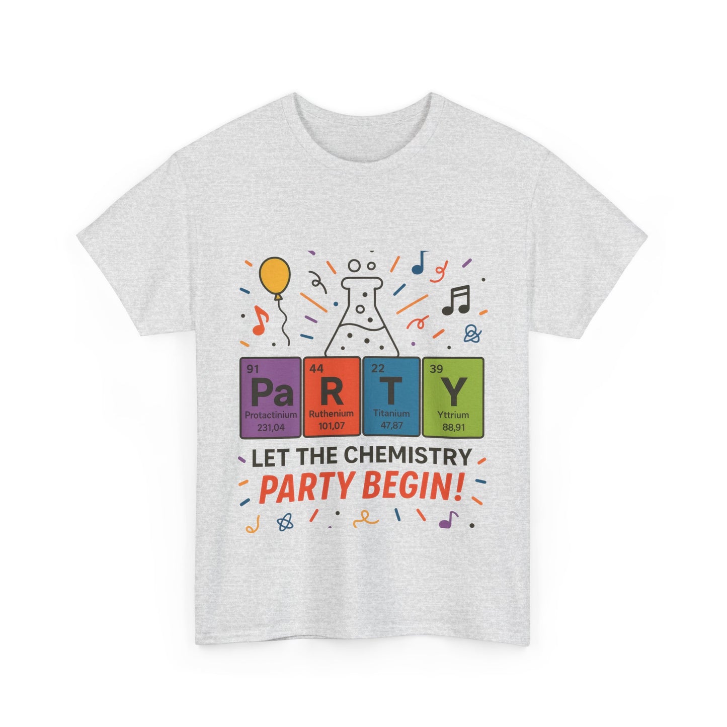 Funny Chemistry Party T-Shirt, Periodic Table PaRTY Tee, Unisex Science Humor Shirt, Gift for Chemistry Teacher,Science Tee, Nerdy Pun Shirt
