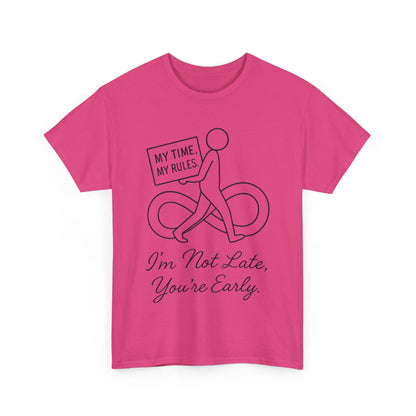 My Time My Rules Women's Heavy Cotton Tee, Funny T-Shirt, Casual Wear, women empowerment tee, confident woman shirt, self love t shirt
