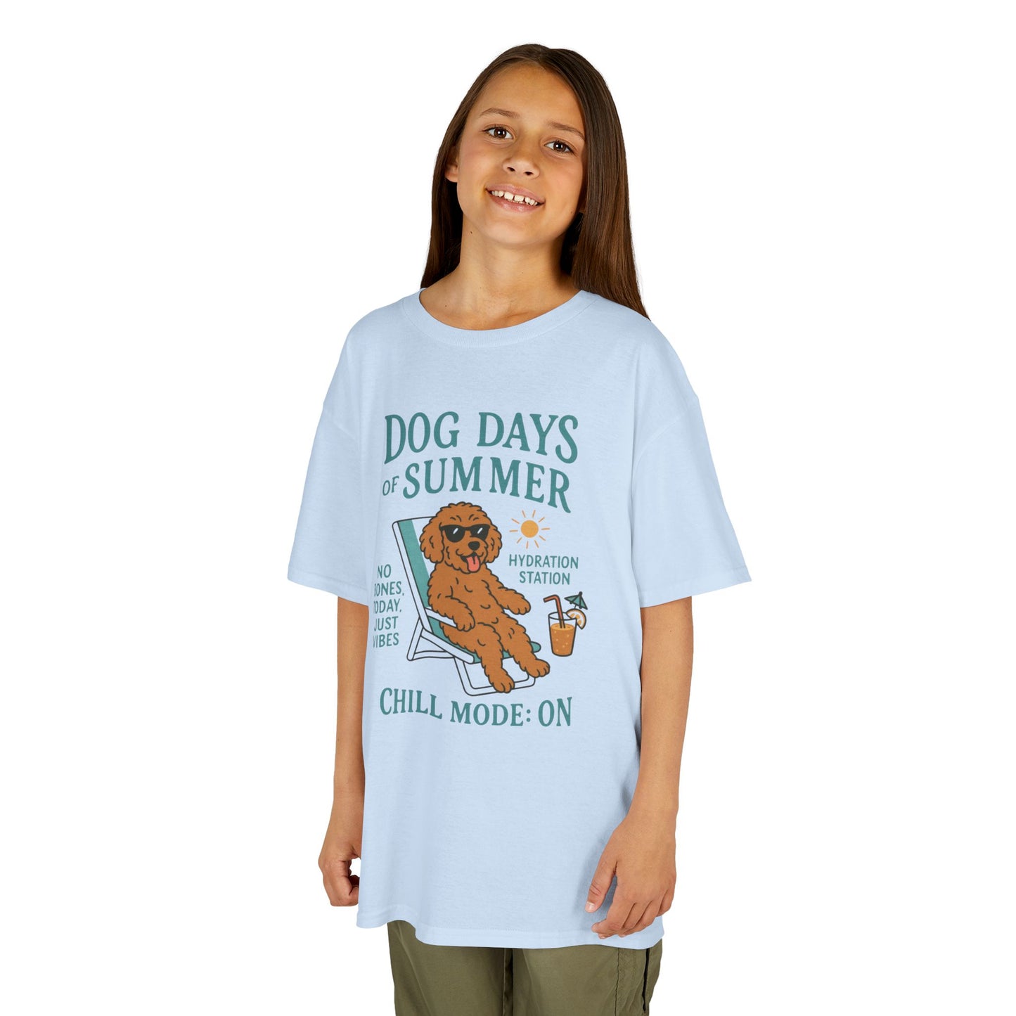 Summer Chill Kids Tee | Fun Playful T-Shirt for Boys & Girls, Perfect for Summer Days, Beach Outings, Gifts, Casual Wear