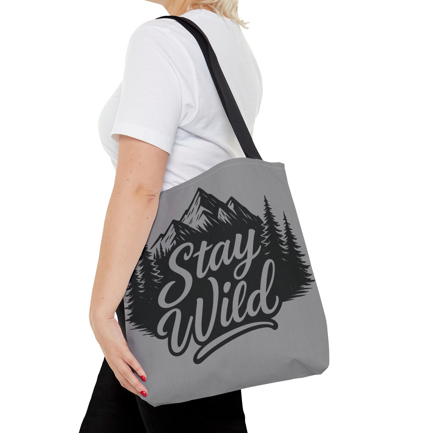 Stay Wild Tote Bag | Eco-friendly Shopping Bag, Adventure Tote, Outdoor Enthusiast Gift, Stylish Carryall, Perfect for Summer Adventures