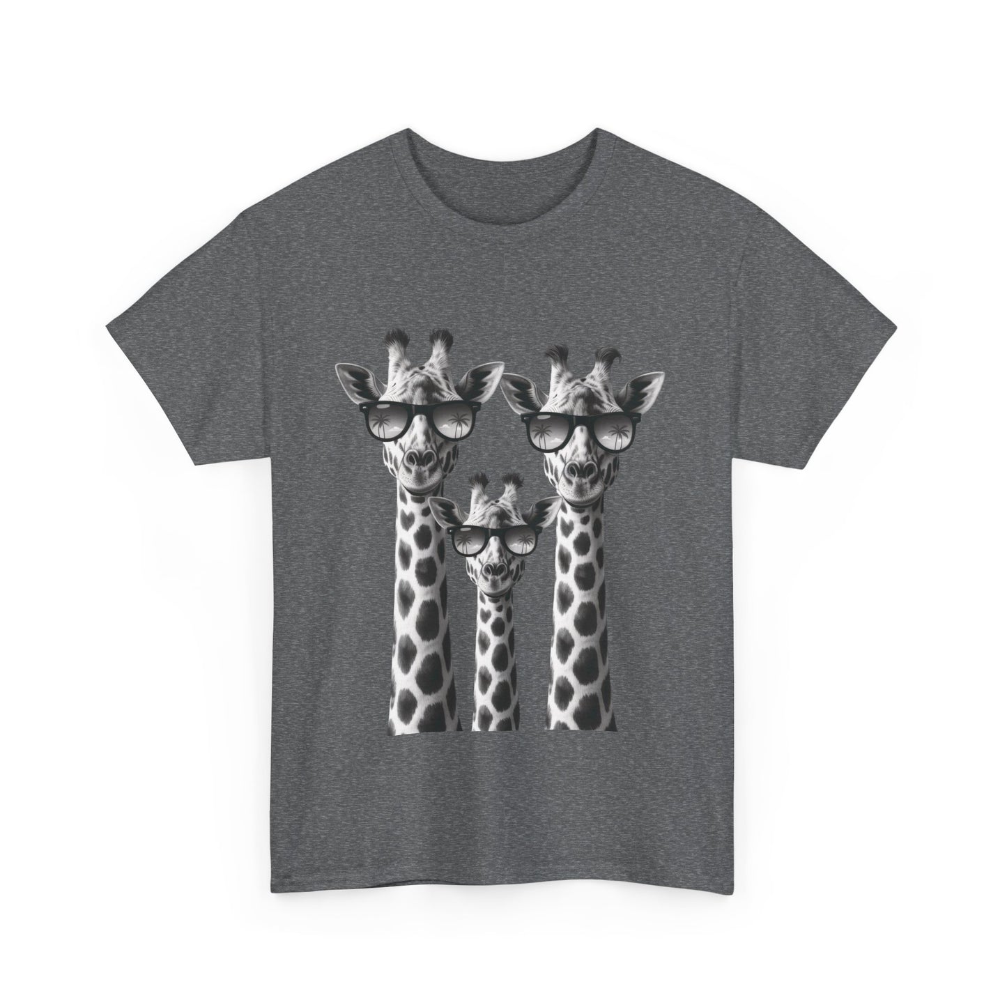 Cool Giraffes Unisex Tee, Fun Gift for Animal Lovers, Nature Enthusiasts, Safari Wildlife Lover Shirt
