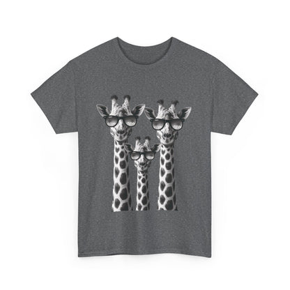 Cool Giraffes Unisex Tee, Fun Gift for Animal Lovers, Nature Enthusiasts, Safari Wildlife Lover Shirt