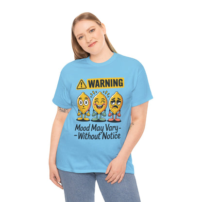 Mood Swing Women's T-shirt, Humorous Mood Warning Tee, Funny Cotton T-Shirt, Unisex Graphic Tee, Casual Wear, Gift for Friends