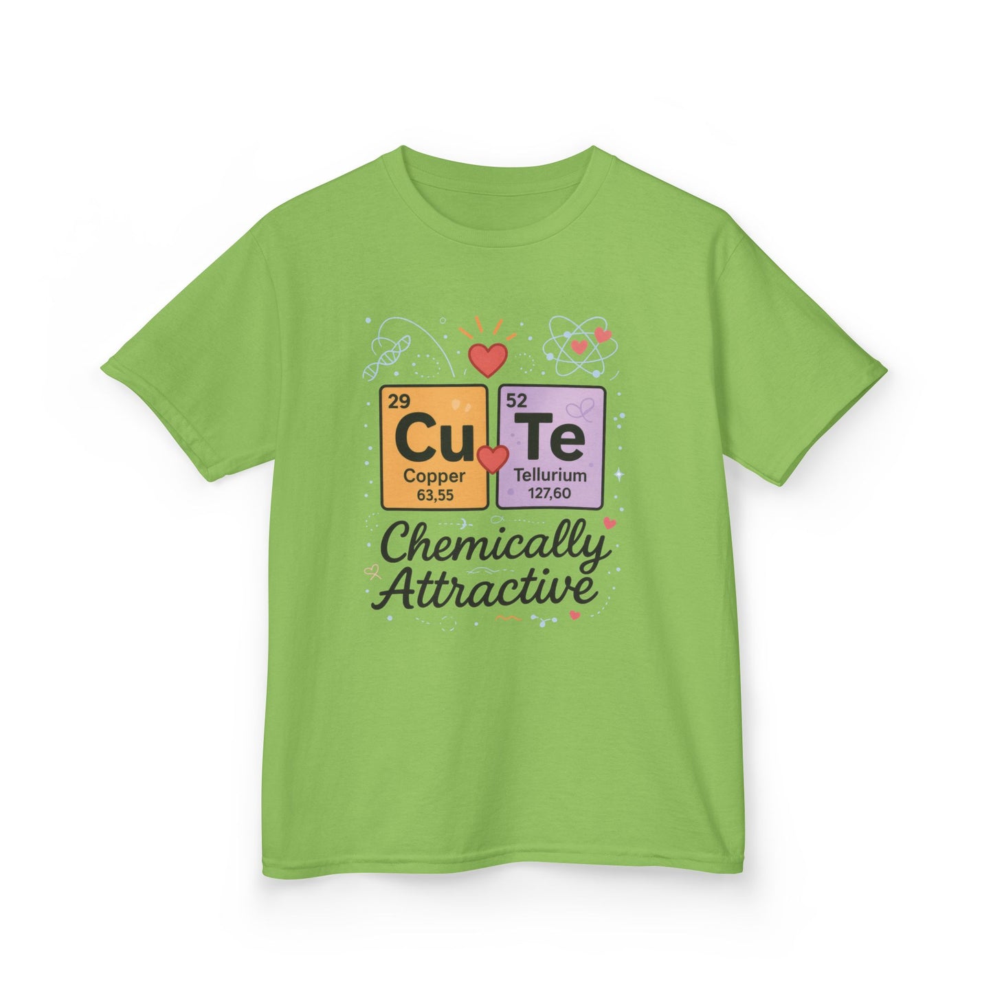 Cute Science Kids TeeT-Shirt, Periodic Table Tee, Funny Nerdy Gift for Young Girl, Cute Chemistry Young Girl T-Shirt, Classroom Wear