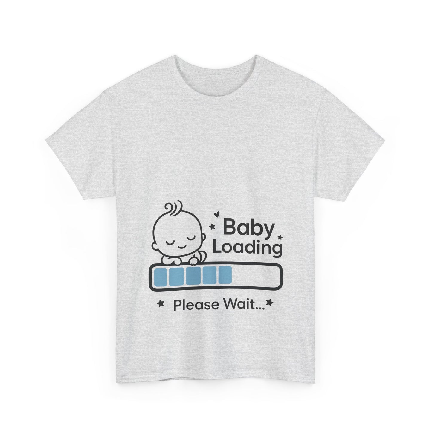 Baby Loading Maternity T-Shirt, Funny Pregnancy Announcement Tee, Mom To Be Gift, Expecting Baby Tee, Pregnancy Reveal Top, Baby Shower Gift