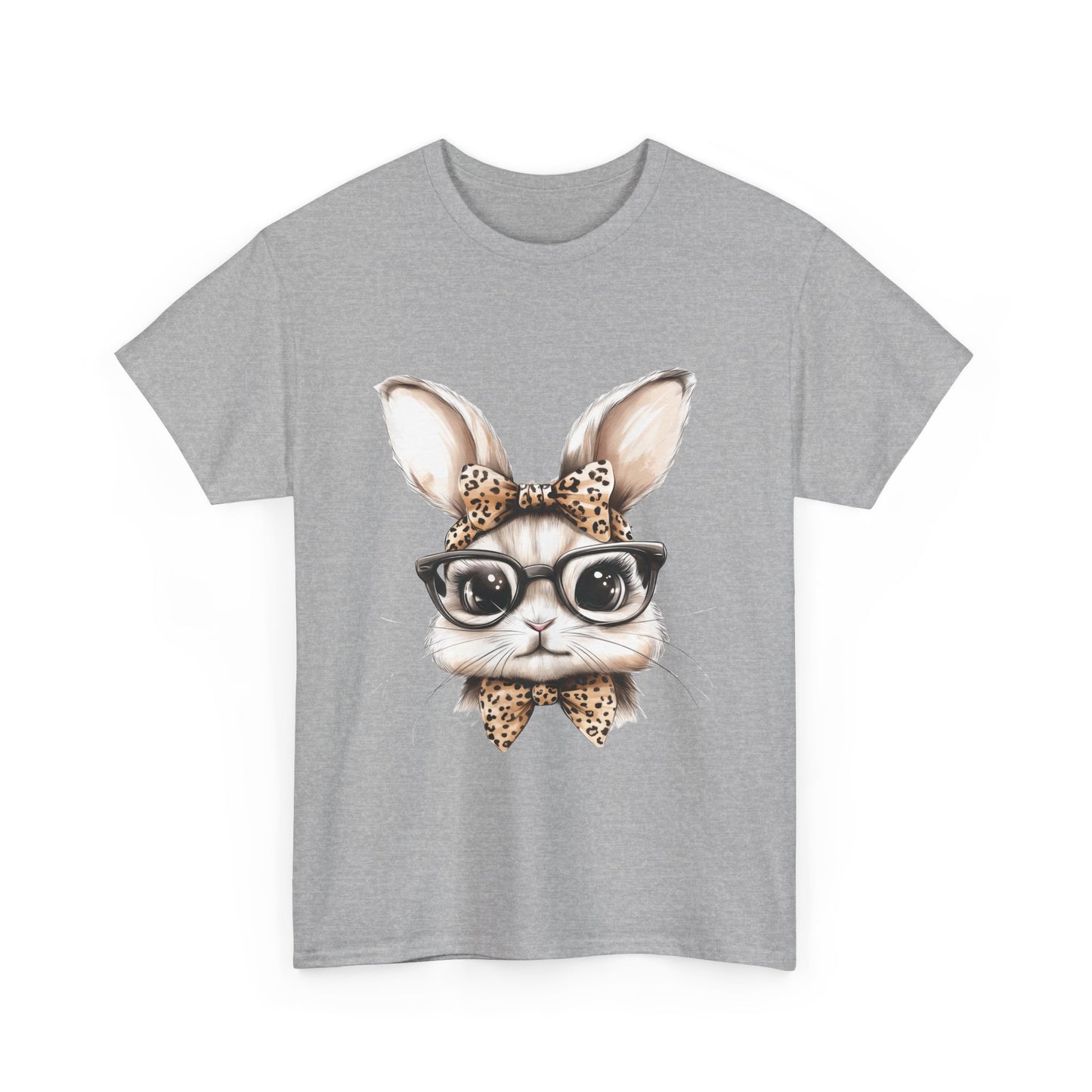 Cool Bunny Sunglasses Tee, Cute Rabbit Shirt, Animal Lover Gift, Spring Fashion, Unisex Graphic T-Shirt