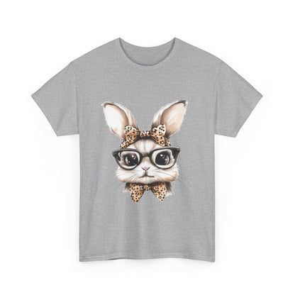 Cool Bunny Sunglasses Tee, Cute Rabbit Shirt, Animal Lover Gift, Spring Fashion, Unisex Graphic T-Shirt