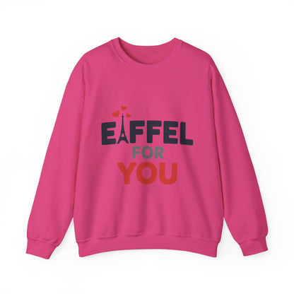 Womens Heavy Blend™ Crewneck Sweatshirt, Eiffel For You Romantic Paris Womens Sweatshirt