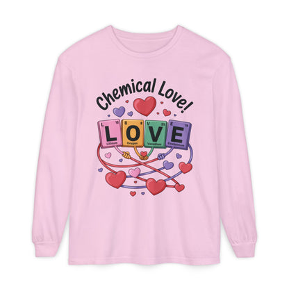 Chemical Love Long Sleeve T-Shirt Women's, Perfect Gift for Science Lovers, Valentine's Day, Chemistry Enthusiasts, Casual Wear, Cute [...]