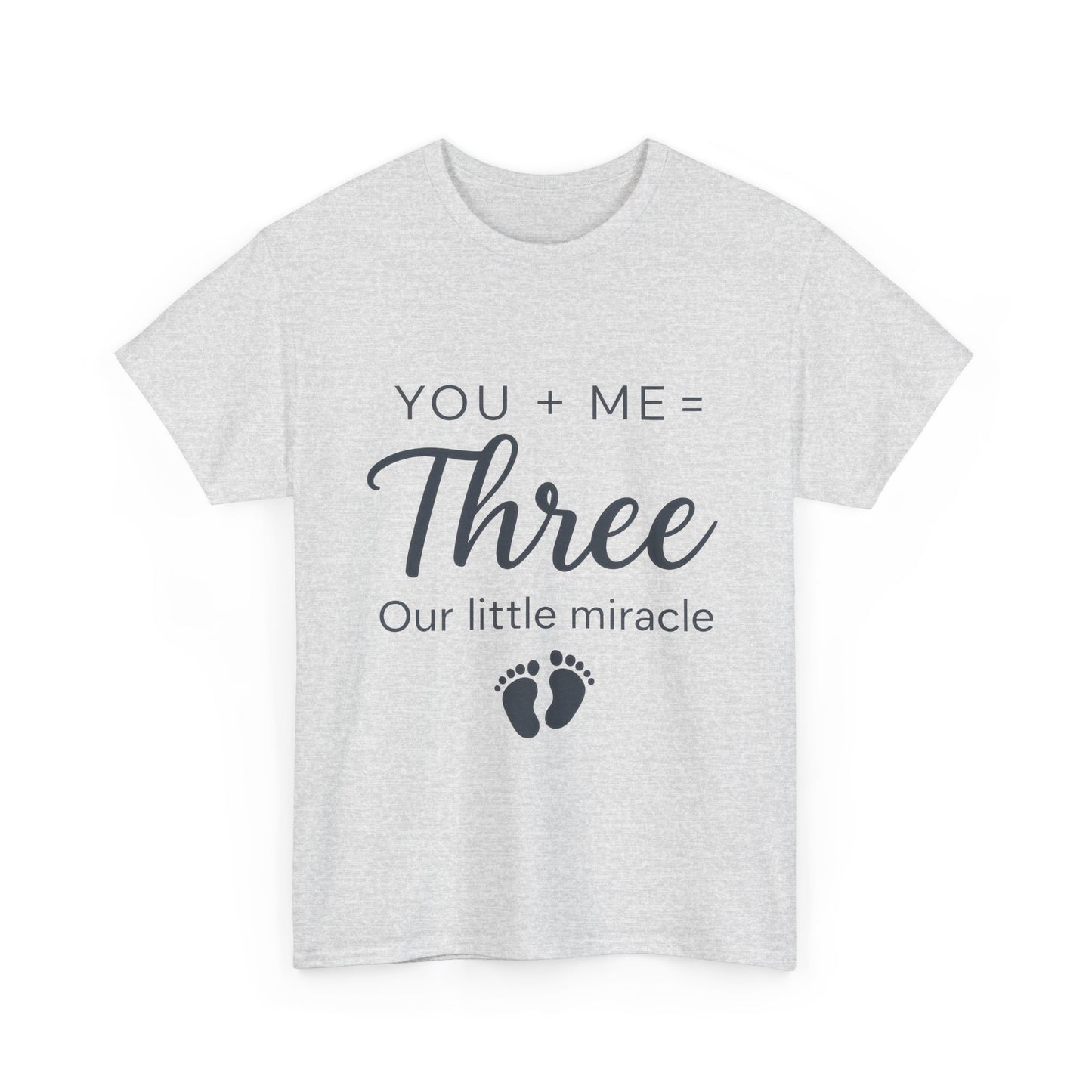 Maternity T-Shirt, Cute Pregnancy Announcement Shirt, Our Little Miracle Expecting Mom Gift, Baby Reveal Tee, Baby Showers Gift