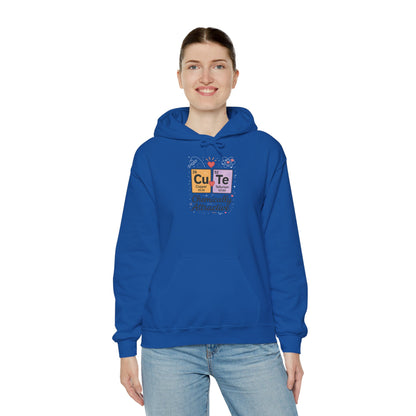 Cute Chemistry Hoodie for Women, CuTe Periodic Table Sweatshirt, Chemically Attractive Science Gift for Her, Great for Birthdays & Holidays