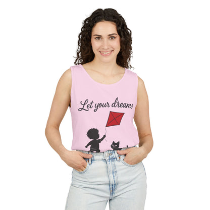 Dream-Catching Tank Top - Lightweight, Womens, Inspirational Graphic Tee, Summer Wear, Perfect Gift for Kids & Families