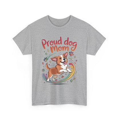 Proud Dog Mom Tee, Cute Pet Lover Shirt, Animal Lover Gift, Dog Mom T-Shirt, Funny Dog Apparel, Gift for Pet Owners, T-Shirt for Pet Moms