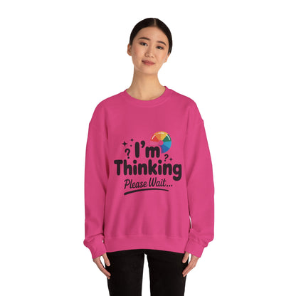 Playful Thinking Womens Sweatshirt, Thoughtful Gift, Geeky Gift for Introverts, Programmers, Designers, , Comfy Crewneck for Creative Minds
