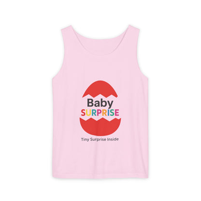 Baby Surprise Maternity Tank Top, Pregnancy Announcement Tank, Mom To Be Gift, Expecting Baby Reveal Top, Baby Shower Gift,Gender Reveal Tee