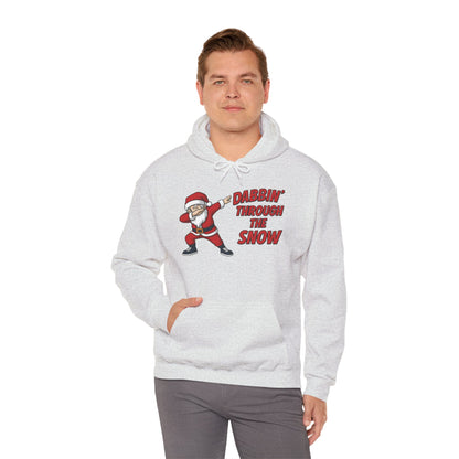 Dabbin Santa Men's Christmas Hoodie, Funny Holiday Sweatshirt