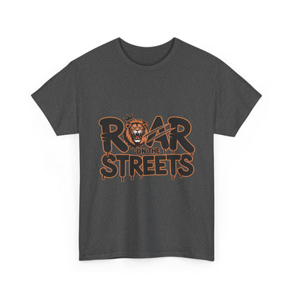 Roar on the Streets Lion Graphic Mens Urban T-Shirt, Lion Shirt, Street Vibe