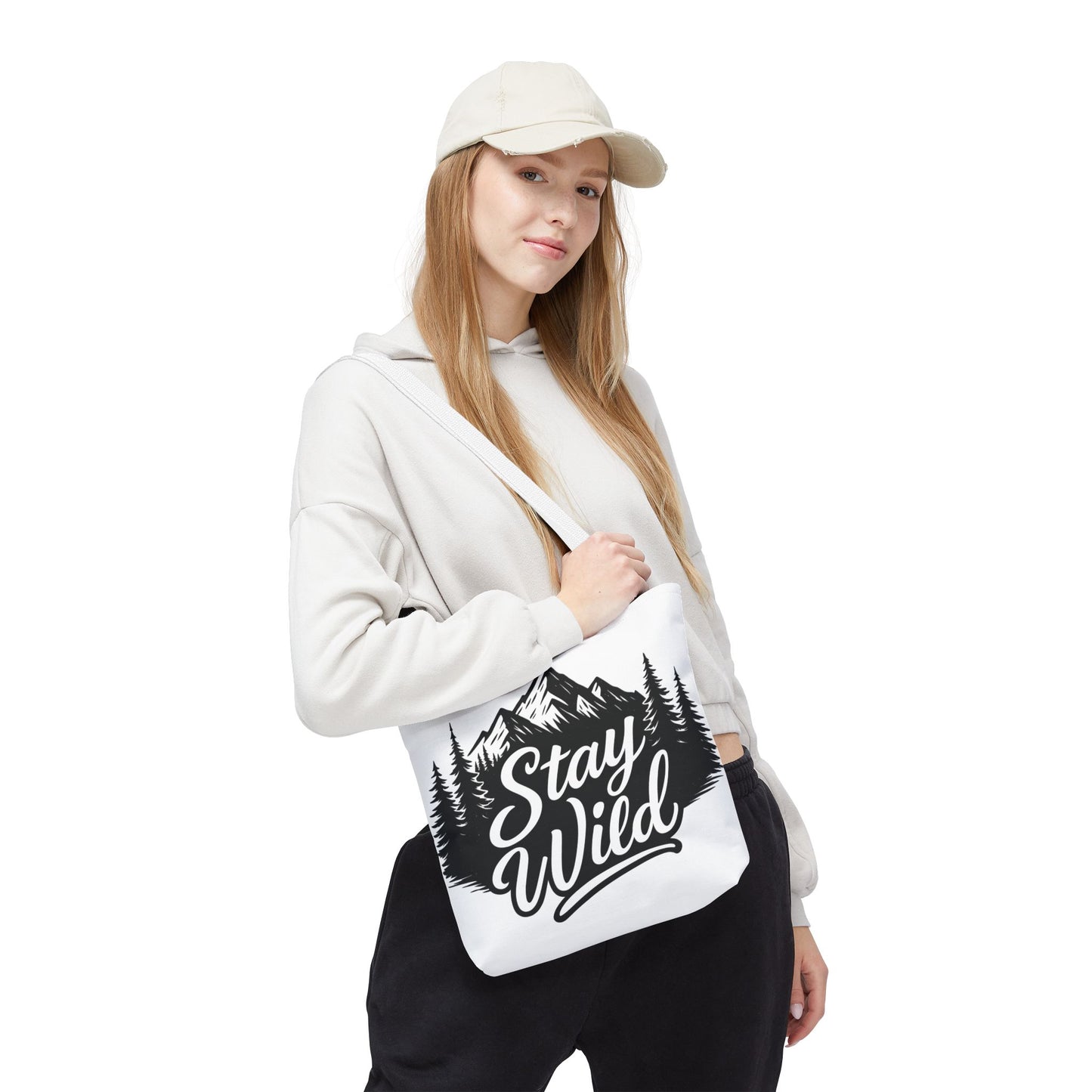 Stay Wild Tote Bag | Eco-friendly Shopping Bag, Adventure Tote, Outdoor Enthusiast Gift, Stylish Carryall, Perfect for Summer Adventures