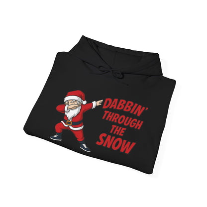 Dabbin Santa Men's Christmas Hoodie, Funny Holiday Sweatshirt