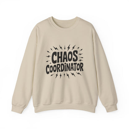 Chaos Coordinator Crewneck Men's Sweatshirt, Funny Gift for Men, Casual Wear, Unique Sweatshirt, Perfect for Everyday Style, Cozy Apparel