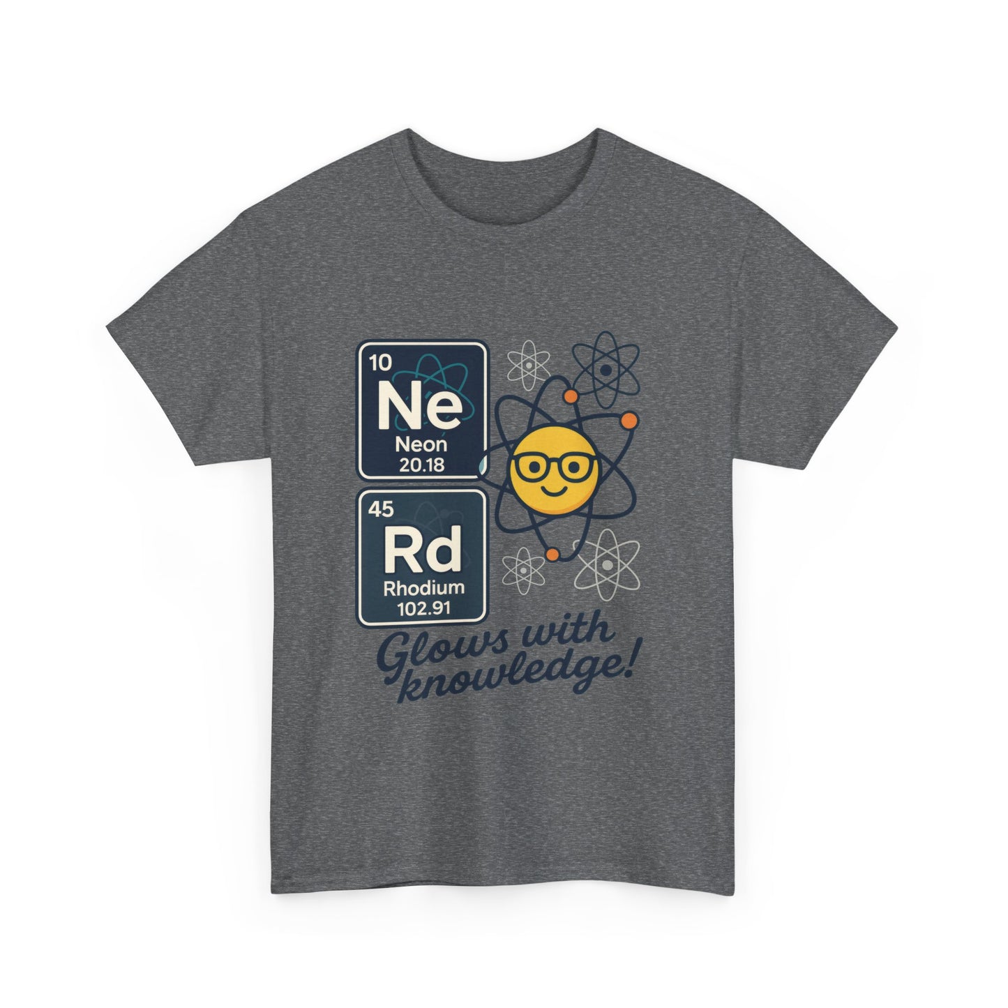 Funny Womens Nerd T-Shirt, NeRd Periodic Table Shirt, Glowing Knowledge Tee, Science Lover Gift, Chemistry Shirt, STEM Apparel, Science Tee